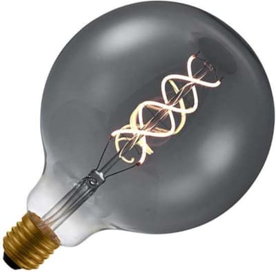 SPL LED Filament Flex Globe - 5W / DIMBAAR 2200K "SMOKE" Ø125mm