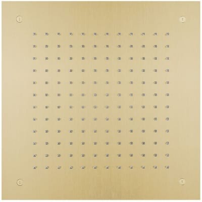 Herzbach DESIGN iX PVD rain shower for ceiling installation square 38 x 38 cm 21.638000.2.41