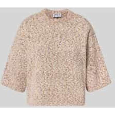 Gebreide pullover met 1/2-mouwen