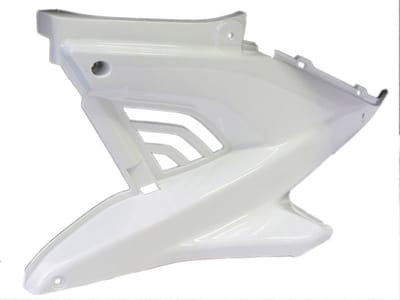 Edgde Motorscherm Z kap links Yamaha aerox tot bj. 2014 wit glans