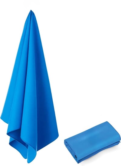 Famanu – Microvezel strandhanddoek - 160 x 80 cm - super zacht - gemakkelijk te onderhouden - yoga - reizen - badhanddoek - strandhanddoeken voor volwassenen - sneldrogende en lichtgewicht reishanddoek. (L001)