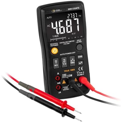 PCE Instruments PCE-DM 7 Multimeter Digitaal Datalogger CAT II 1000 V, CAT III 600 V