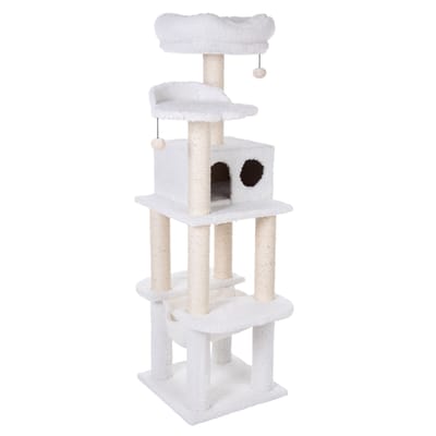 La Digue III Krabpaal Wit H163 x L49 x B49 cm