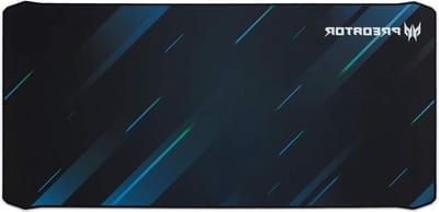 Grote Predator Gaming muismat - XXL formaat - wrijvingsarm vezeloppervlak - zelfoplichtend Predator logo - onderkant van natuurlijk rubber - gemakkelijk te reinigen