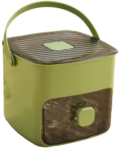 IJsmachine - IJsblokjes Maker - Snel IJs Maken - Compact Ontwerp - 48 IJsblokjes - Groen