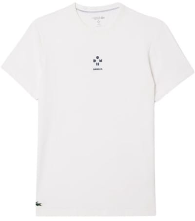 Lacoste t shirt heren Sport Danill Medvedev Wit