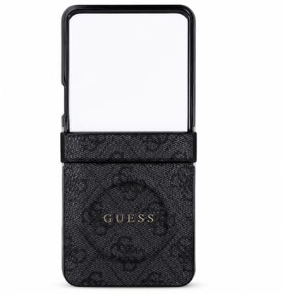 MagSafe hoesje voor Samsung Galaxy Z Flip7 F766, Guess, 4G Collection, Zwart