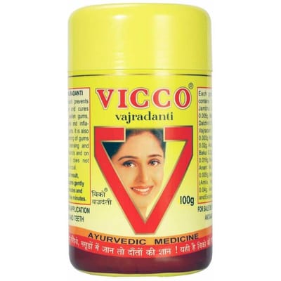 Vicco vajradanti poeder voor tanden en tandvlees 100g