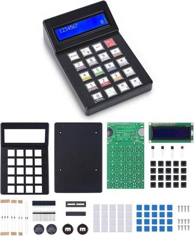 Elektronische Rekenmachine Bouwpakket met LCD-Display voor Studenten en Hobbyisten
