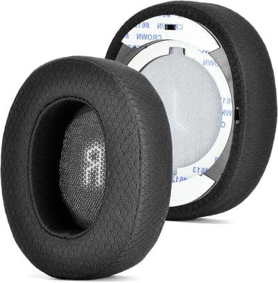 Dikere Oorkussens voor JBL E55BT Bluetooth Hoofdtelefoons, Geheugenfoam, Geluidisolatie, Zwart, 2 Paar