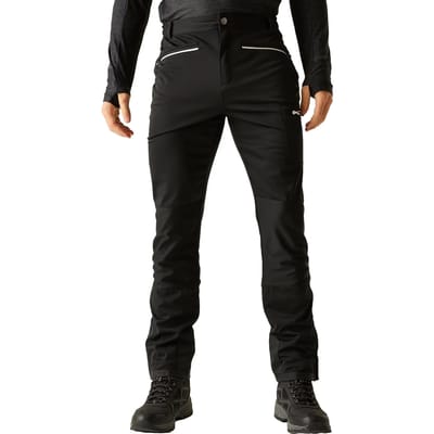 Dare2B Nonstop Hybrid softshell waterbestendige outdoorbroek Heren - Zwart - Maat 44