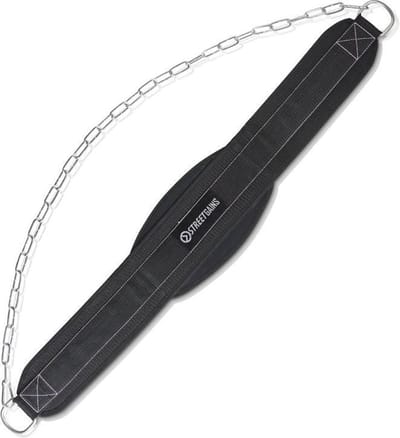 StreetGains® Dipping Belt – Verstelbare Dip Riem met Stalen Ketting (100 cm) – 200KG Belastbaar – Heavy-Duty Nylon – Voor Pull-Ups, & Dips