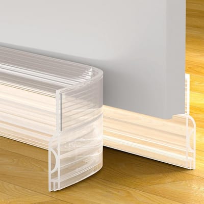 Tochtstopper Deurafdichting - Deurstopper Isolatie - Tocht Buiten Houden - Geluidsisolatie - Tot 78 Inch - Wit