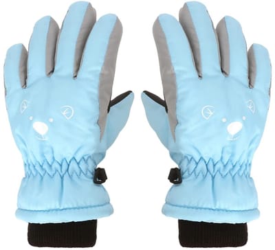 Dailygoods- Skihandschoenen Kind Waterdicht - Winterhandschoenen - Winddicht - Verstelbaar - Polyester - 3 Stuks
