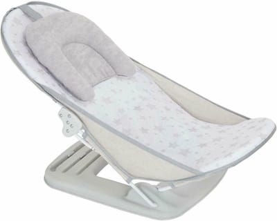 Opvouwbaar Babybadje met Verstelbaar Steunnet en Antislip Badzitje voor Veilig Badderen