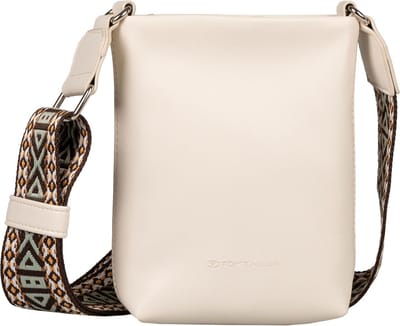 TOM TAILOR Telefoontasje Schoudertas Palina Mobile Phone Case Cream White Crème