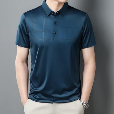 T-shirt d'été pour homme, nouveau t-shirt décontracté d'été, coupe ajustée pour jeunes hommes, style coréen mince, t-shirt court à la mode XXXL gray