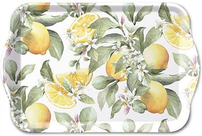 1 persoons dienblad - Ambiente Tray Melamine Limoni 13x21cm - melamine - zomer