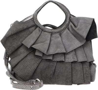 CATERINA LUCCHI Leren handtas schoudertas Camilla Shopping Bag Grigio Chiaro grijs
