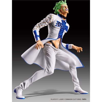 Medicos Entertainment JoJo's Bizarre Adventure Part 5 Golden Wind Statue Legend PVC Statue Cioccolata 17 cm Action Figuur