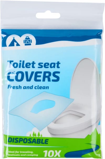 Hygienische Toilet bril covers papier |Doekjes voor de WC bril | 10 stuks