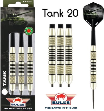 Bull's Tank Nickel Silver 20g - Dartpijlen