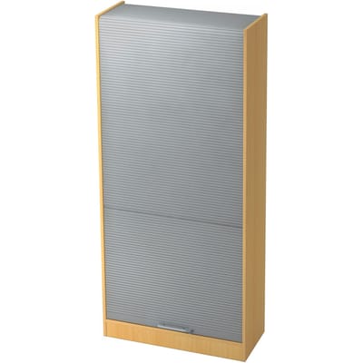 SIGNA R90 RE - Beuken/Zilver Rail handvat (kunststof)