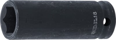 BGS Kracht dopsleuteldop zeskant, diep 1/2 18 mm