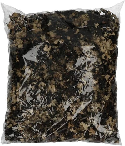 JUNAVERA Gedroogd musgo korstmos zwart 250 g voor terrariumdecoratie en droogbloemen 100% natuurlijk