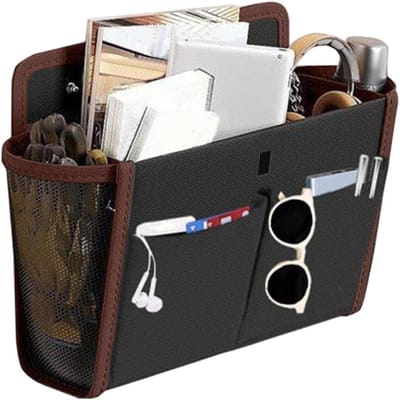 Camper Opbergers - Opbergtas Camper - Reizen Organiseren - Zelfklevende Wandmontage - 34 x 30 cm - Grijs
