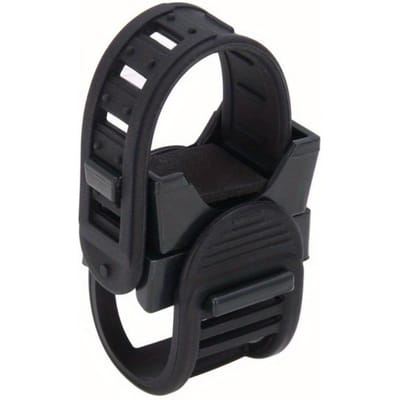 Adjustable Flashlight Holder for Bicycles, Designed for Handlebar Lighting, Perfect for Cycling Additions zwart