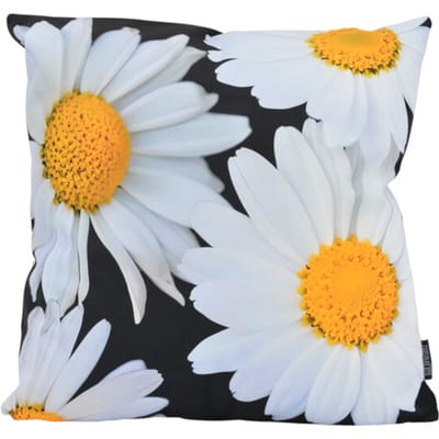 Gek op kussens! Sierkussen daisies | 45 x 45 cm | katoen/polyester