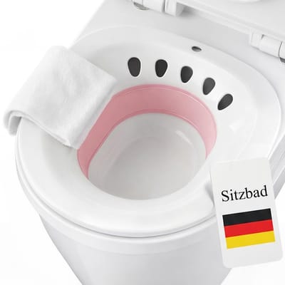Dailygoods- Zitbad Ergonomisch Ontwerp - Opvouwbaar - Verzorging voor Intieme Hygiëne - Geschikt voor de meeste Toiletten - Hoogwaardige Materialen - Hygiënisch en Ruimtebesparend - Bidet