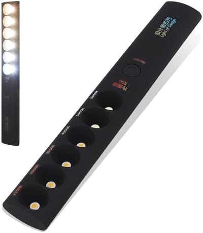 Allecto - Draagbare Kleurtemperatuurlamp - Fotografie-invullicht - Oplaadbaar en veelzijdig - 2700K‑6000K - Ideaal voor dagelijkse verlichting - Ge...