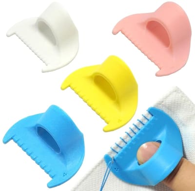 Set van 4 Naaigereedschappen voor Lockranding, Steekslot en Naaimeter met Naadgeleider voor Perfecte Stiksels (3 mm + 4 mm)
