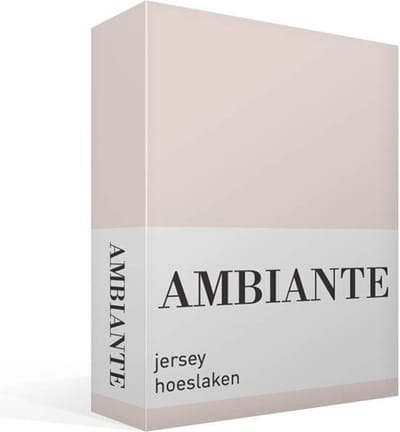 Ambiante Jersey - Hoeslaken - 90x200/210 - Zand