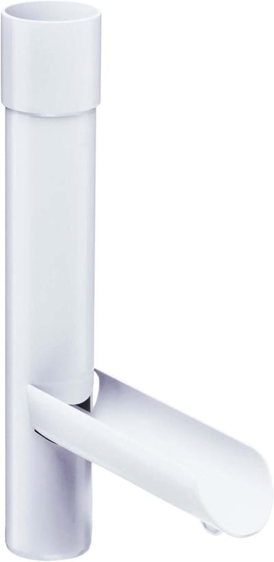 Regenpijp Klep - Regenwaterafvoer Opvangbak - Regenwater Verzamelen - UV-bestendig PVC-U - DN 50 - Wit