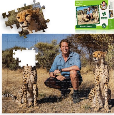 Freek Vonk x BRESSER Puzzel - Cheetah & Freekfronk - 200 stukjes voor kinderen