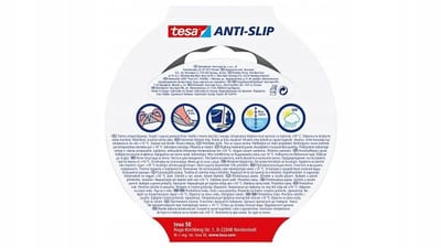 Tesa - Antislip Tape - 5 m x 25 mm - Transparant