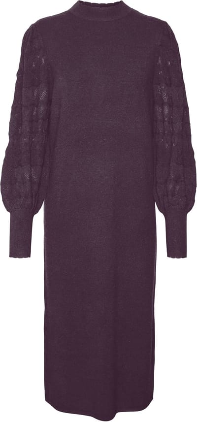 VERO MODA - VMLIMONE LS HIGHNECK CALF DRESS GA BOO - Dames - Maxi jurken
