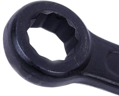 Zwarte Ring Slogging Sleutel met Box End voor 50mm Moeren en Bouten, Duurzaam en Efficiënt Gebruik