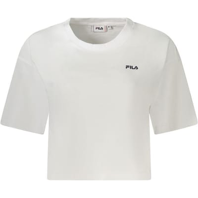 Fila Crop Top Short Sleeves Wo - White Tops