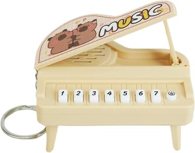 Speelbaar Piano Sleutelhanger - Mini Muziek Speelgoed - Muziek Maken Onderweg - Draagbaar Elektronisch Toetsenbord