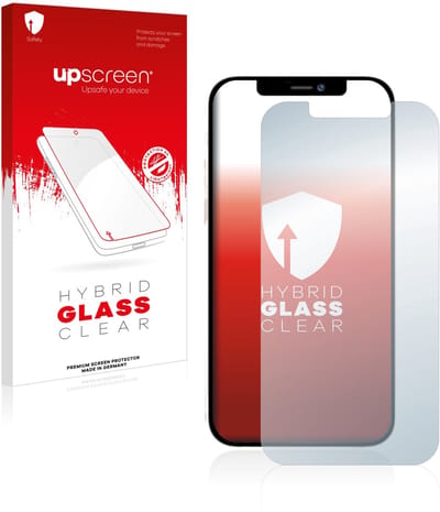upscreen - Screenprotector voor Apple iPhone 12 Pro Max - Folie Beschermfolie Beschermglas transparant