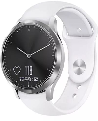 By Qubix - Geschikt voor Xiaomi Watch S4 - 41mm - Sportbandje - Maat: Small - Wit