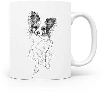 Beker Vlinderhondje (Papillon/Phalène)