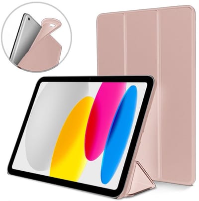 ChiGuard Hoesje geschikt voor Apple iPad 2025 (A16) & 2022 10.9 10e Gen Hoesje – Shock Proof Hoesje – Smart Cover - Rose