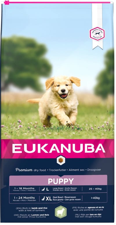 Eukanuba Dog Puppy & Junior - All Breeds - Lamb & Rice - 12 kg