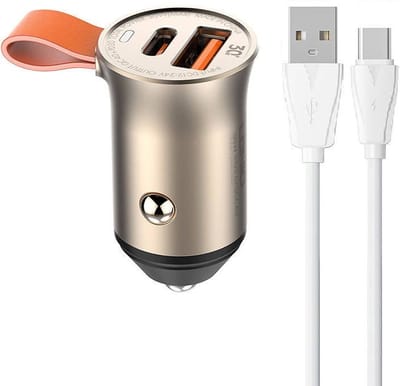 LDNIO - C509Q - 30W - USB-C / USB A - Autolader / Snellader met Geschikt voor: Type C kabel Geschikt voor: Samsung Galaxy S20 / S21 / S22 / S23 / S24 / Note 10 / Note 20 / Oneplus / Nokia / Motorola / Huawei / Oppo / iPhone 15 / 15 Pro / 15 Pro Max