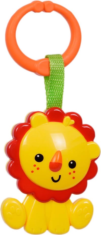 Speelgoedtopdeals - Rammelaar Hangspeeltje Buggyspeeltje - Leeuw zittend